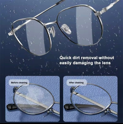 High-Frequency Ultrasonic Glasses Cleaner - Multi-Purpose Cleaning for Eyewear and Accessories