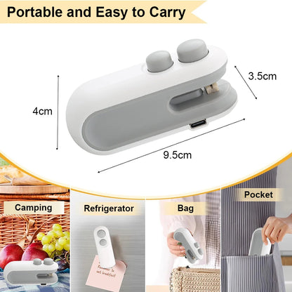 Mini Handheld Heat Sealer – Portable Bag Sealing Machine for Plastic & Food Packaging